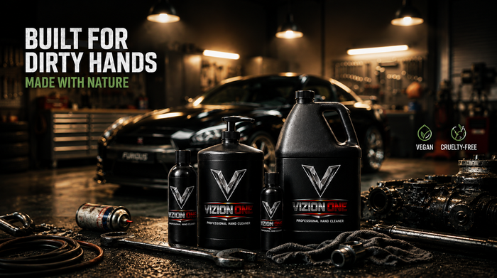 VizionOne Professional Hand Cleaner product lineup